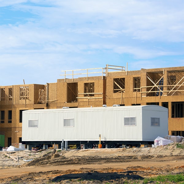 we offer a variety of construction site office trailers, including single wide and double wide options